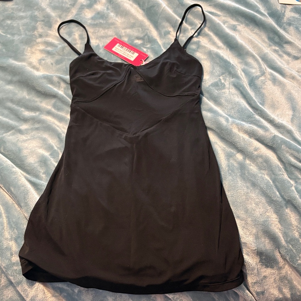 Elegant Black Slip Dress